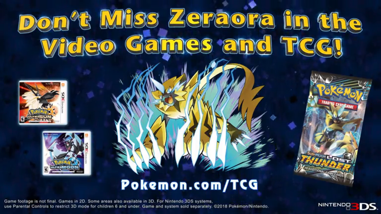Pokemon Ultra Sun And Moon Zeraora Gamestop Event Starts In October