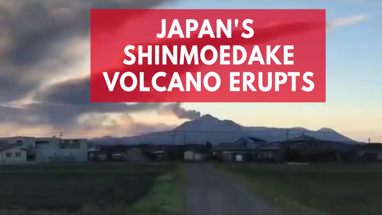 Photos Japanese Volcano Shinmoedake Eruption Sends Smoke And Ash Nearly 12 000 Feet Into The Air